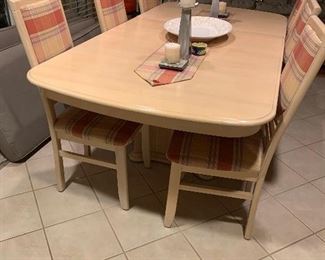 Kitchen table and 6 chairs. $225 or best offer