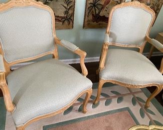 2 like new side chairs