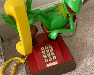Vintage Kermit The Frog Telephone