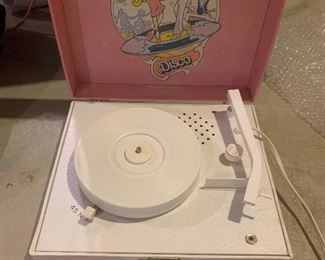 Vintage Barbie Record Player