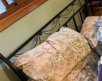 Wrought iron full size bed
