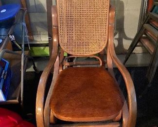 Cane rocker