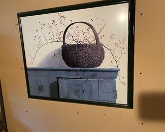 Framed wall art
