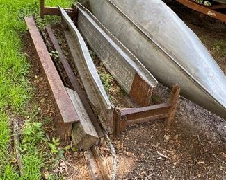 Canoe, car ramps