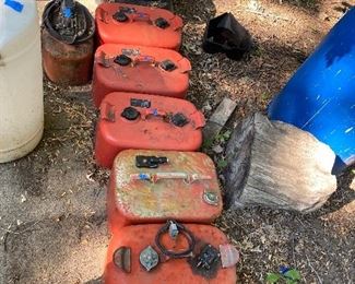 Metal gas cans