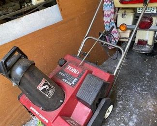 Toro power curve snow blower