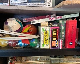 Games - Bocce ball, darts, board