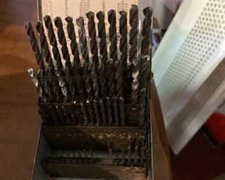 Craftsman drill bit set in metal case