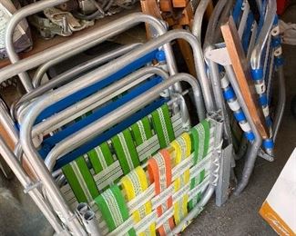 Vintage lawn chairs