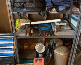 Hunting, fishing, garage items
