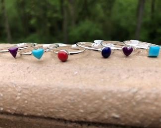 $25 EACH RINGS IN MANY SIZES AND STONES.  CALL 815.519.7653 OR EMAIL DESIGNSBYJEFFJEWELRY@GMAIL.COM FOR ANY QUESTIONS.