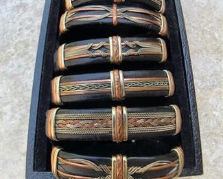 $35 MEN'S LEATHER AND METAL CUFF BRACELETS.  GREAT SELLER. CALL 815.519.7653 FOR ANY QUESTIONS  