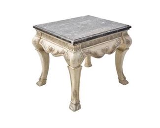 26. Marble Top Side Table