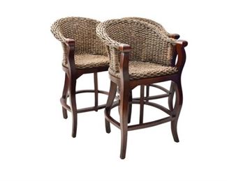 Trio of Rope Seated Stools