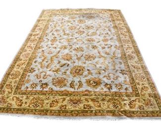 Large Handwoven Oriental Carpet in a Heriz Pattern