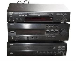 Yamaha Receiver and KLH DVD Player