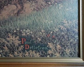 Paul Detlefsen fine art print of larger size. Asking $125.  Now $100.