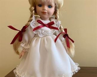 Blonde Porcelain Doll