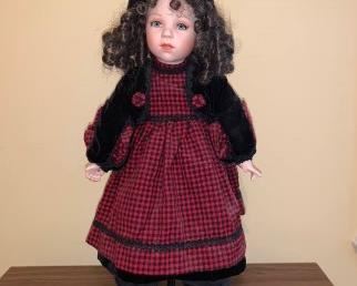 Coca Cola Porcelain Doll 