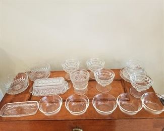 Crystal and Glass Bowls and other items 