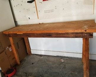 Handmade Wood Work Table 