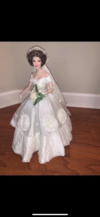 Jacquelin Kennedy Porcelain Wedding Doll