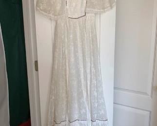 Vintage White Lace Dress 