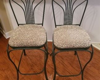 Wrought iron Bar Stools 2 