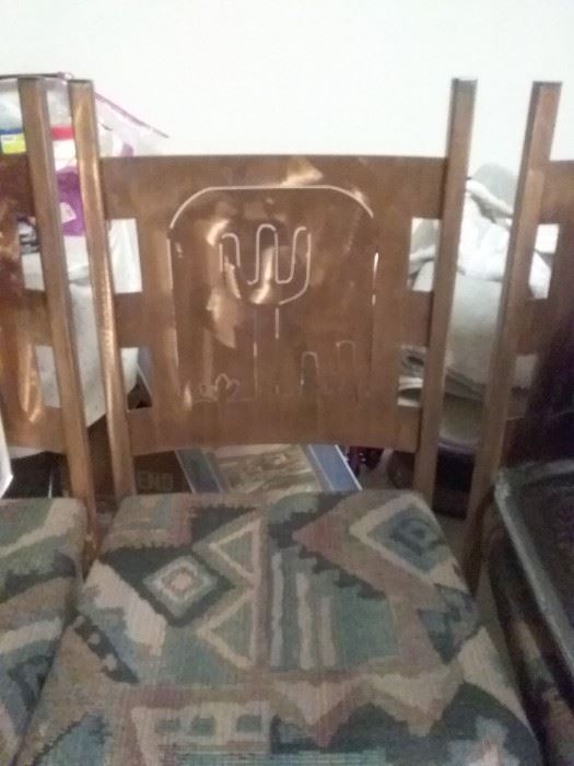 SW metal & glass round table & chairs EX COND