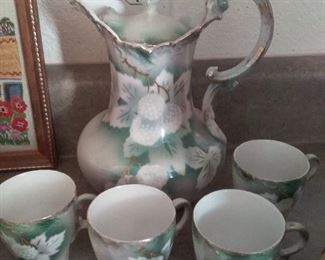 Antique coffee set