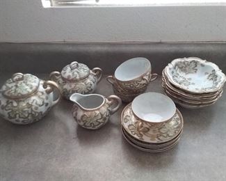 Antique tea set