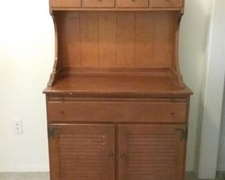 Mid-century farm-style hutch