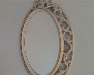 Plastic mid-century mirrors