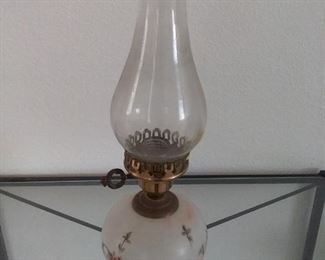 Electrified oil lamp