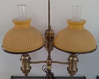 Electrified student oil lamp
