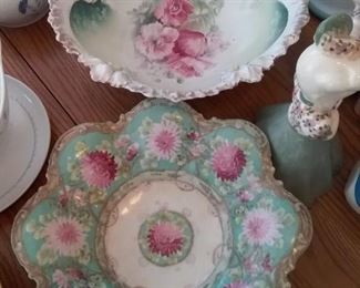 Antique hand-painted bowl