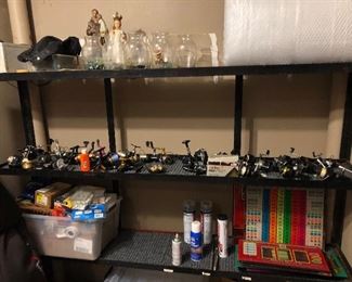 Fishing reels & Casino Slot machine Glass