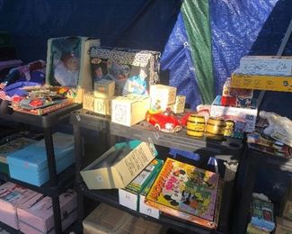 Vintage games and toys