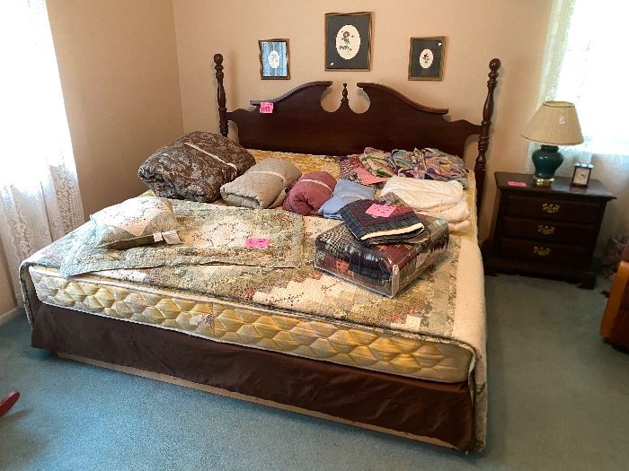 American Drew Mahogany bedroom suite