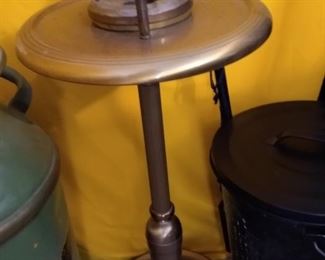 Brass and copper smokers ashtray