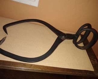 Antique ice tongs