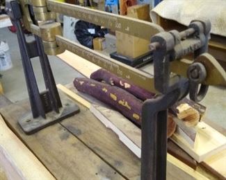 One of 4-5 antique scales