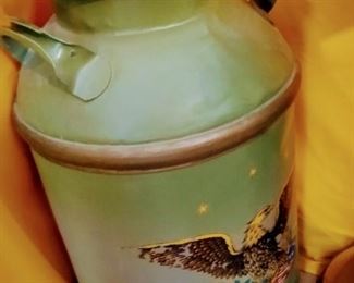 Federal style antique milk can.