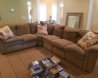 4 Section Wrap-around Reclininer Sofa