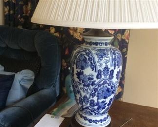 Cobalt Blue Decor Table Lamps