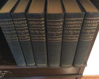Rare Books :  Carl Sandburg's Abraham Lincoln Series 
