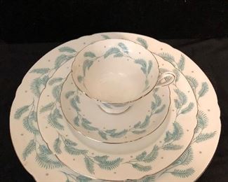 Serenity #13791 Dinner plate, Salad plate, Cup and Saucer $40