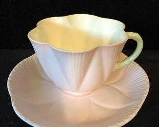 #13296 - Pink with Green Cup and Saucer $20