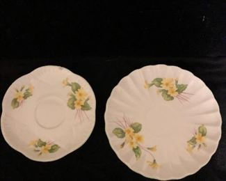 Primrose #13430 Saucer and Bread and Butter Plate $10