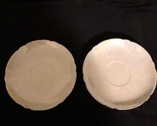 (2) Irredescant Saucers $8 for both
